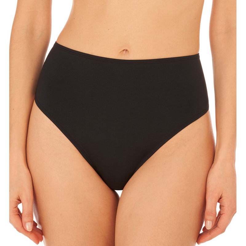 Natori Liquid High Rise Thong (771325) – Black