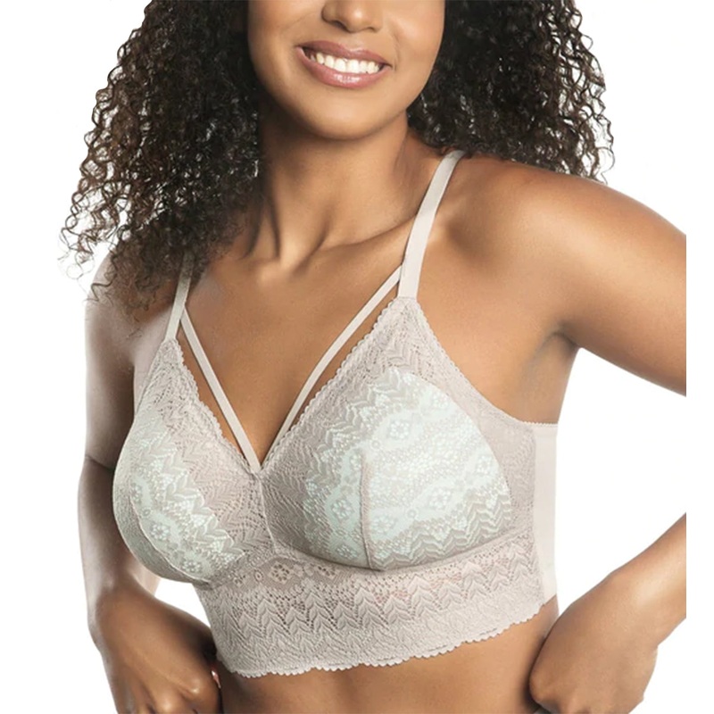 Parfait Mia Lace Longline Bralette (P5951) – Sandstone