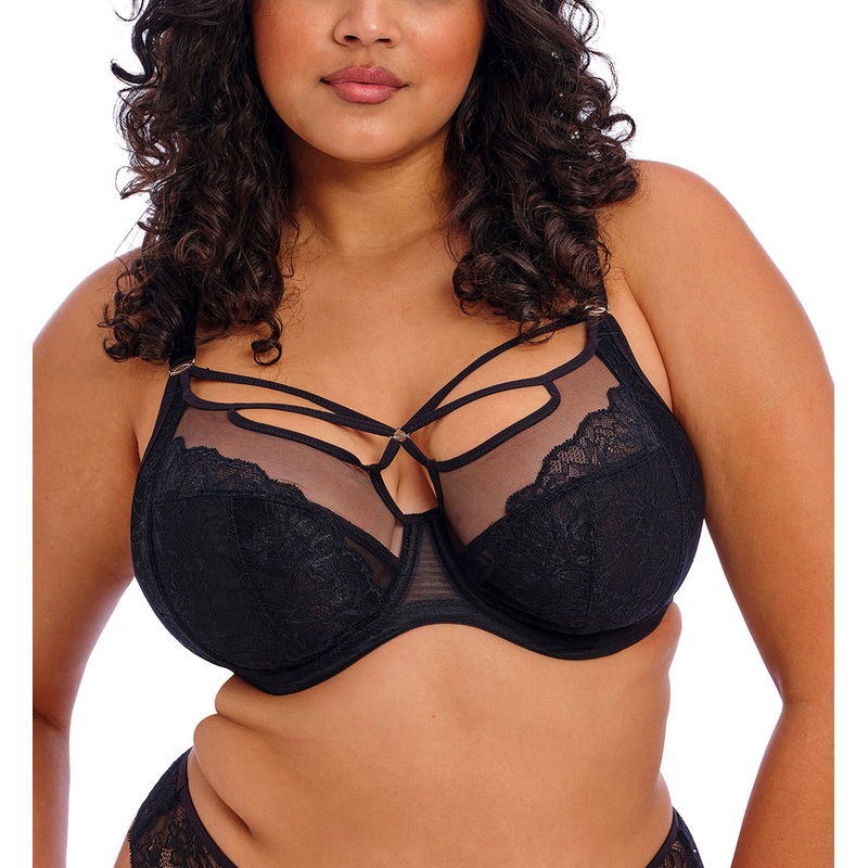Elomi Brianna Plunge Underwire Bra (8080) – Black