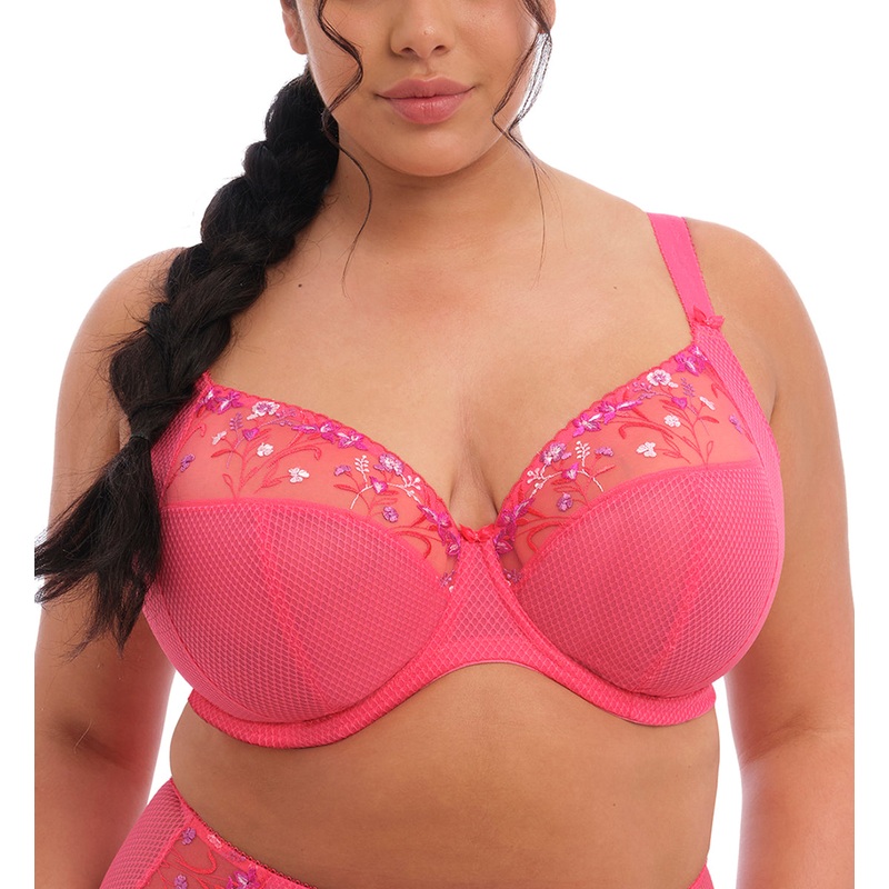 Elomi Charley Banded Plunge Underwire Bra (4380) – Honeysuckle
