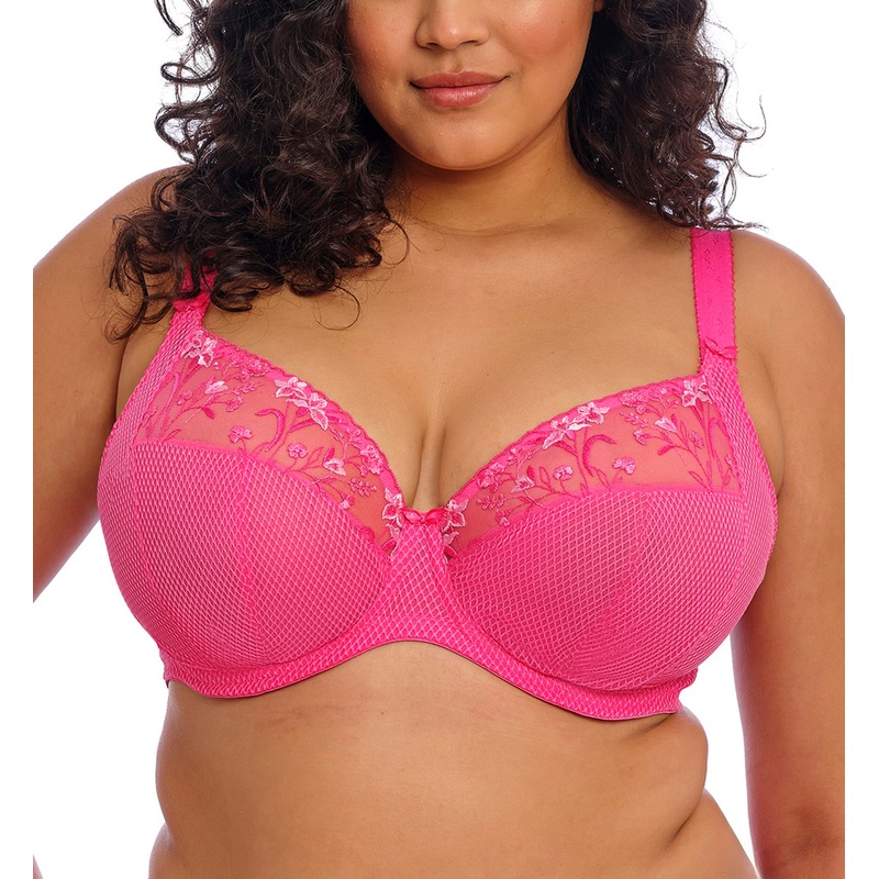 Elomi Charley Banded Plunge Underwire Bra (4380) – Pink