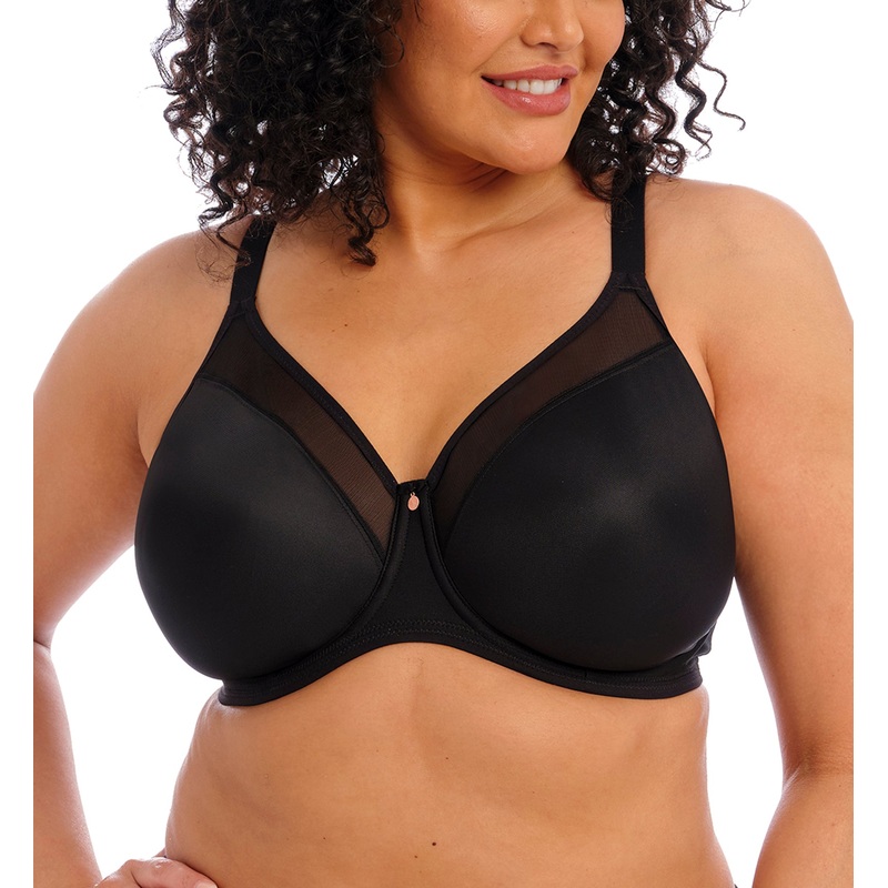 Elomi Smooth Unlined Underwire Molded Bra (4301) – Black
