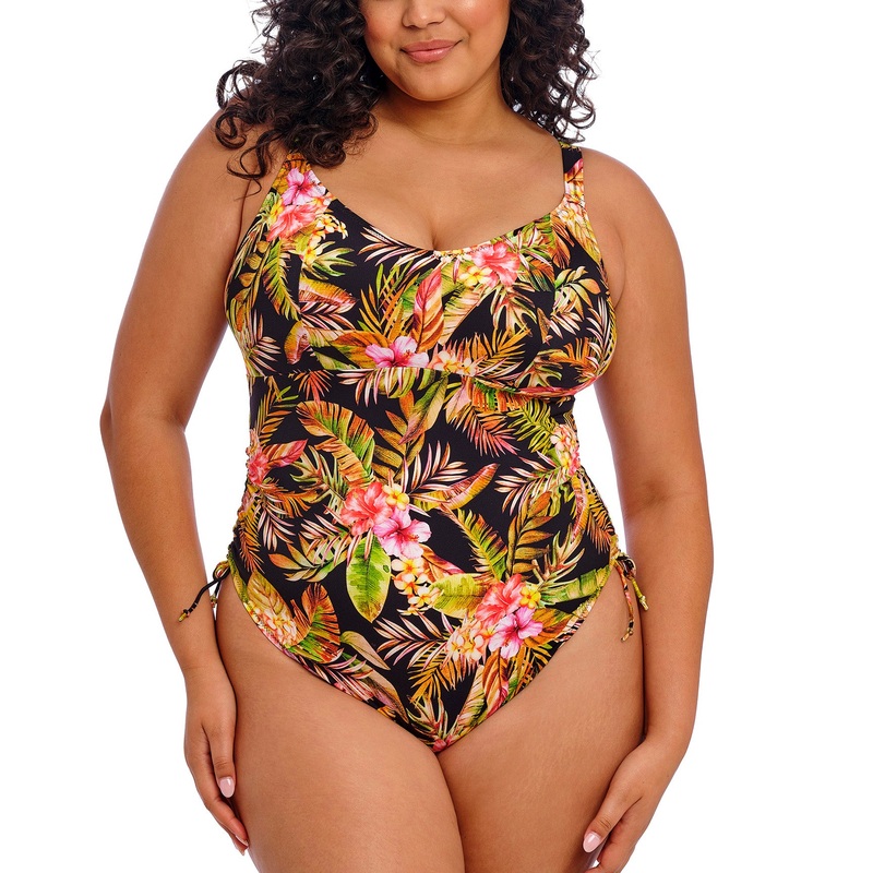 Elomi Tiger Valley Non Wire One Piece Swimsuit (ES802343) – Black
