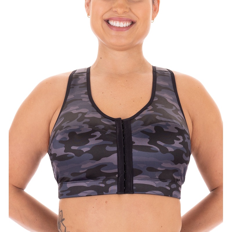 Enell High Impact Sports Bra (100) – Black Camo