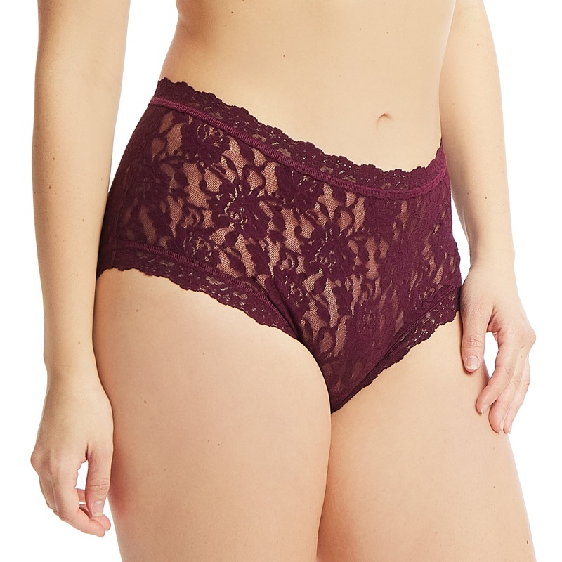 Hanky Panky Signature Lace High Rise Boyshort (481292) – Dried Cherry