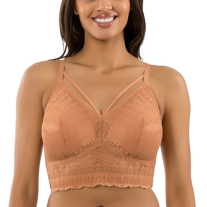 Parfait Mia Lace Longline Bralette (P5951) – Cork