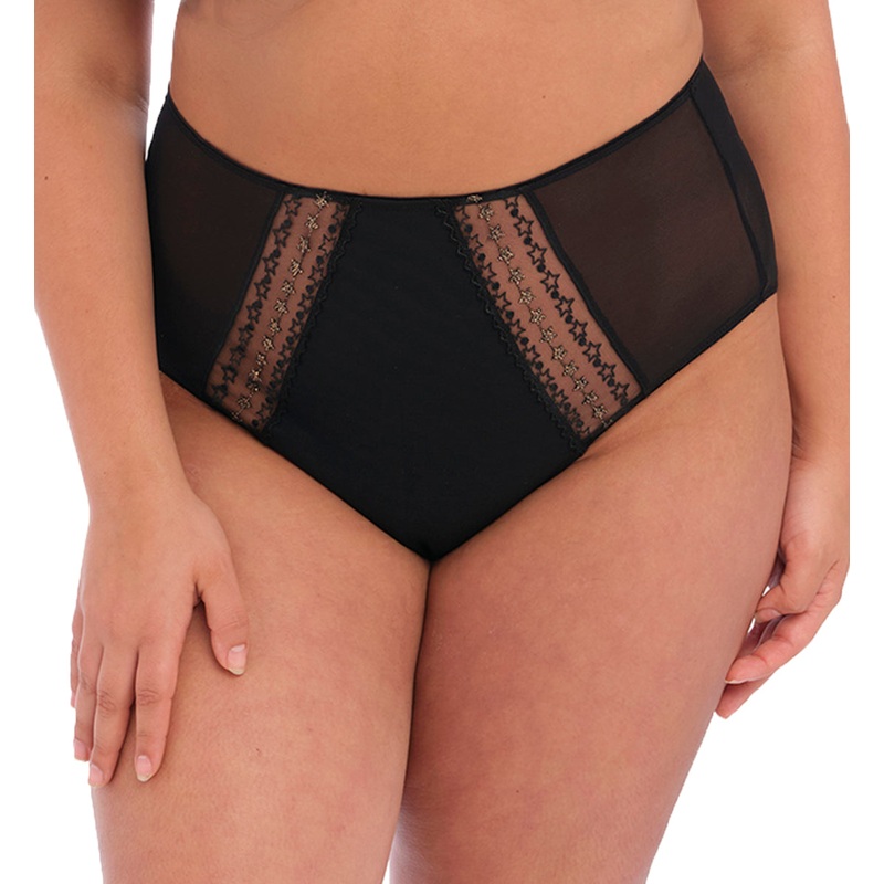 Elomi Matilda Matching Full Panty Brief (8906) – Black Star