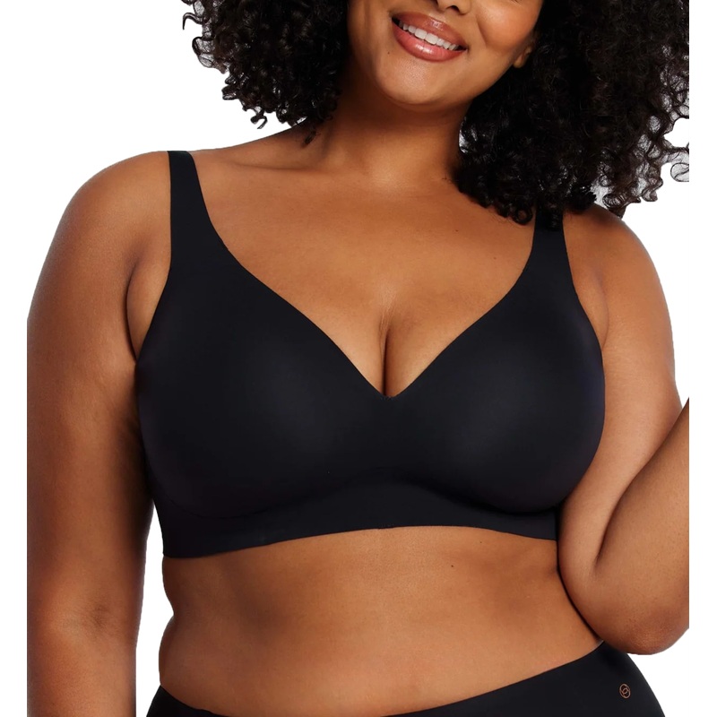 Evelyn & Bobbie Starlette Plunge Bralette (1842) – Black