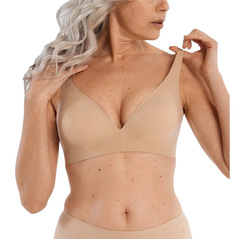 Evelyn & Bobbie Starlette Plunge Bralette (1842) – Sand