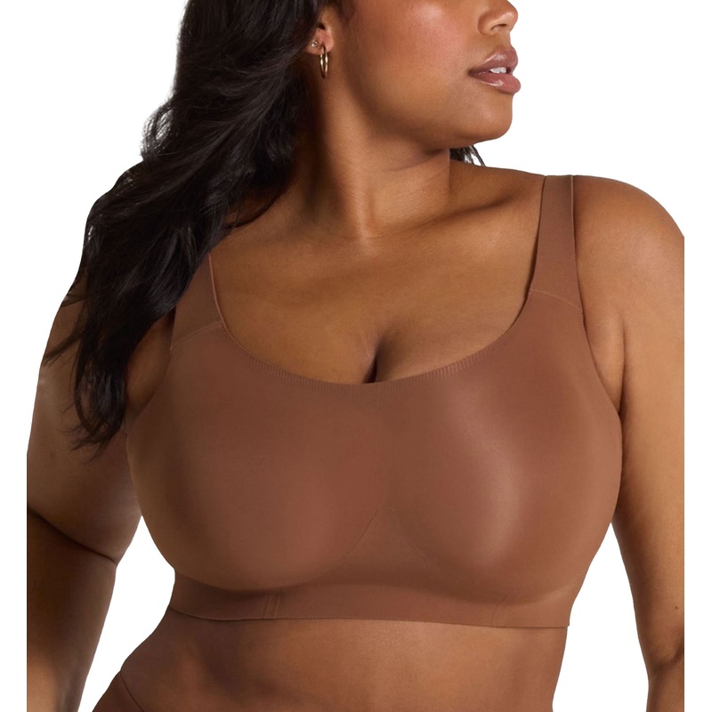 Evelyn & Bobbie STRUCTURED SCOOP Bralette (1801) – Clay