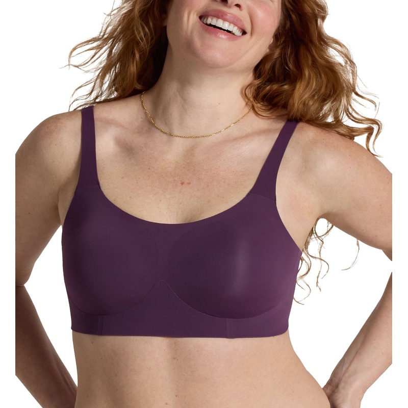 Evelyn & Bobbie STRUCTURED SCOOP Bralette (1801) – Plum