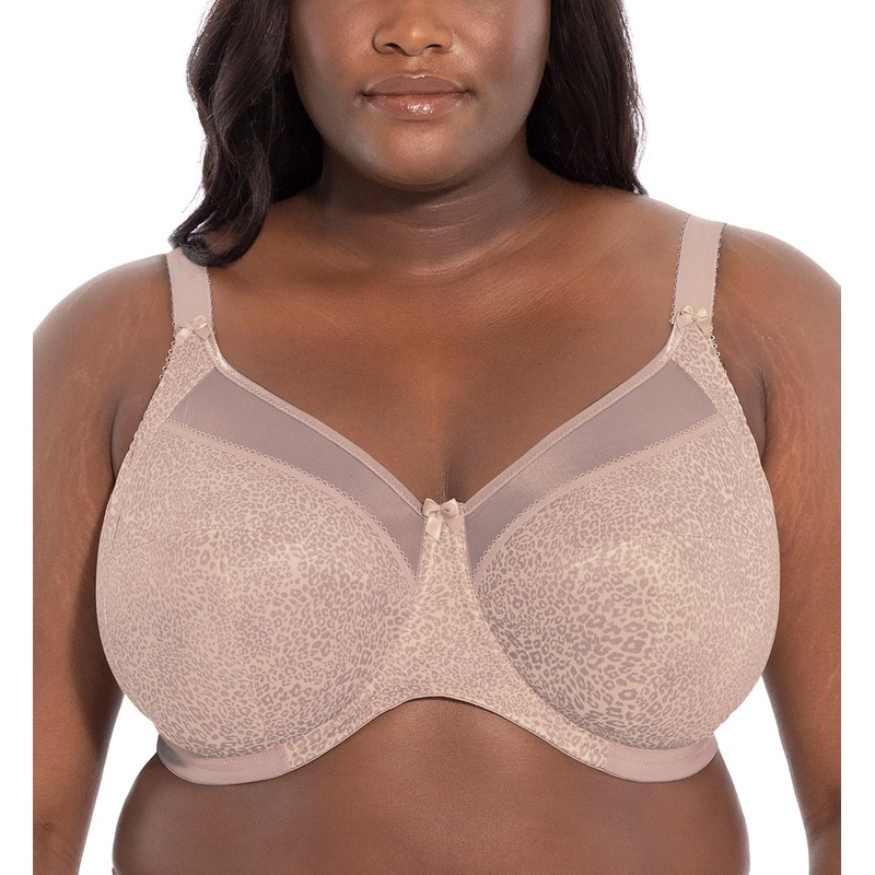 Goddess Kayla Support Underwire Bra (6162) – Taupe Leopard