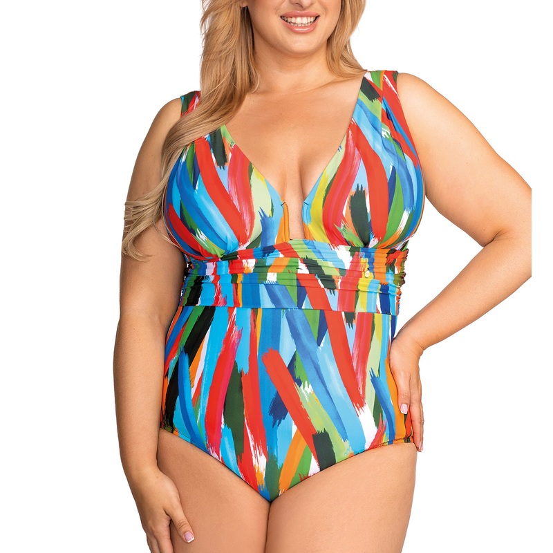 Nessa Milano Plunge Underwire Swimsuit (N543) – Malaga