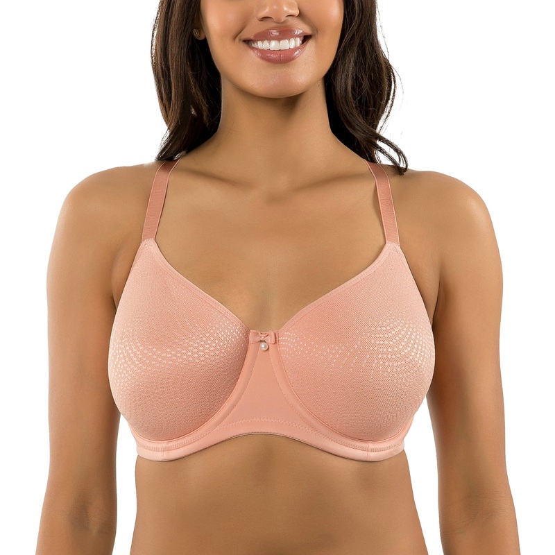 Parfait Pearl Seamless Minimizer Underwire Bra (P60921) – Peach Beige
