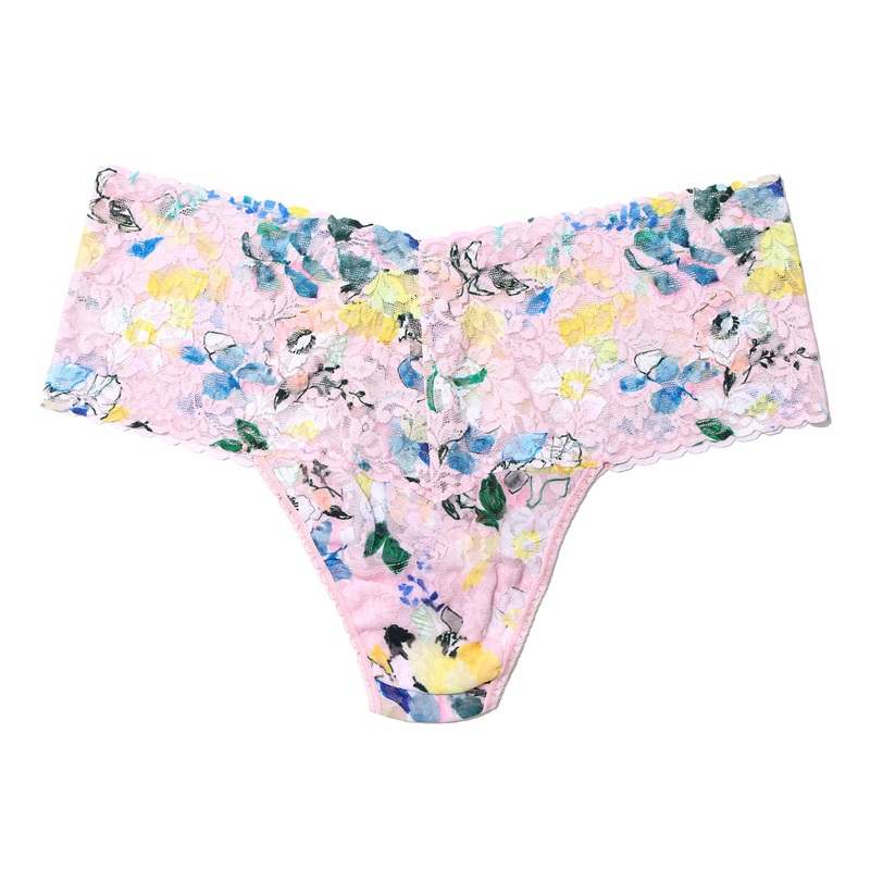 Hanky Panky Plus Size Printed Retro Lace Thong (PR9K1926X) – Cannes You Believe It