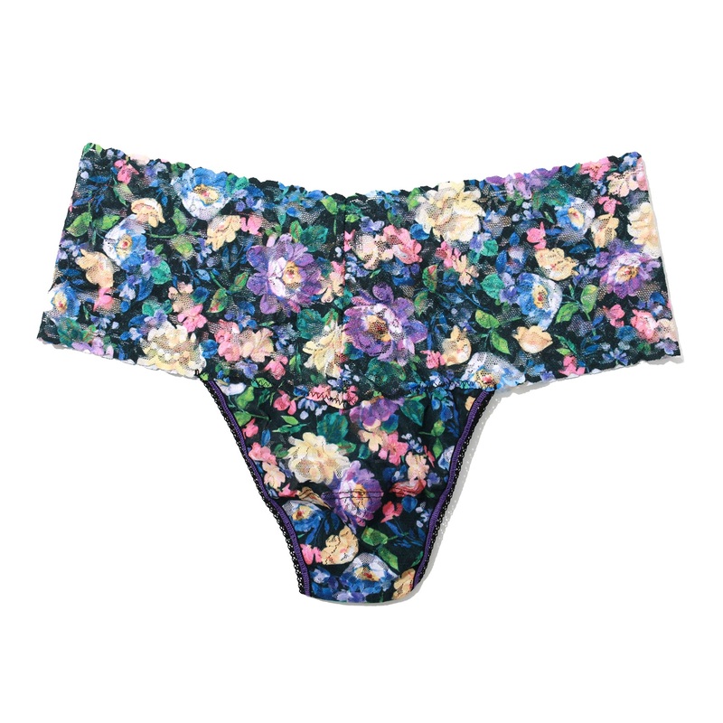 Hanky Panky Plus Size Printed Retro Lace Thong (PR9K1926X) – Dream Garden