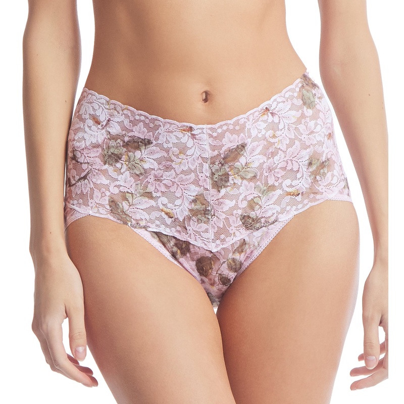 Hanky Panky Retro Lace Printed V-kini (PR9K2124) – Antique Lily