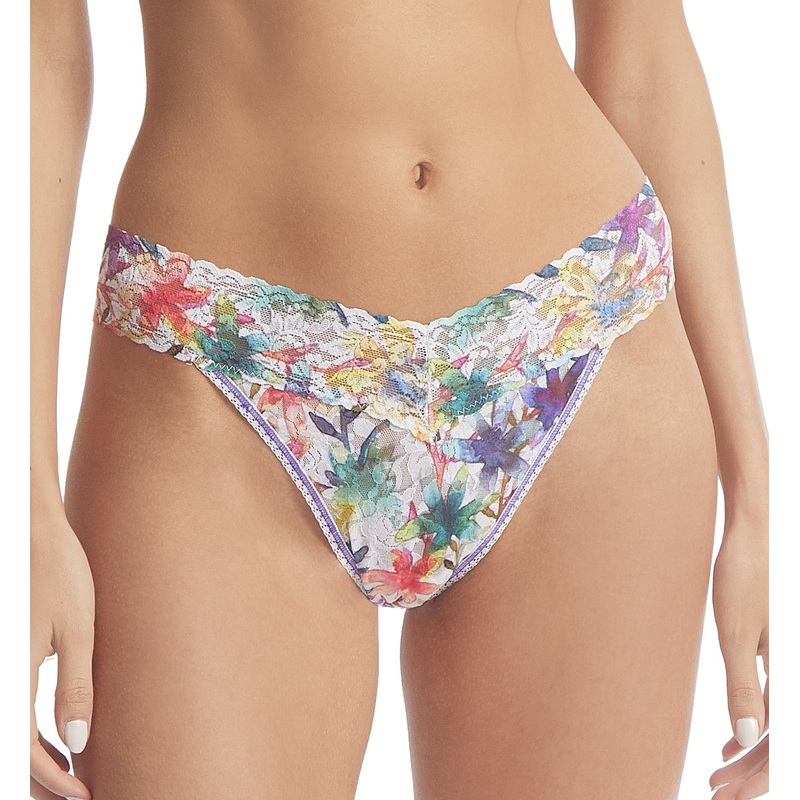 Hanky Panky Signature Lace Printed Low Rise Thong (PR4911P) – Still Blooming