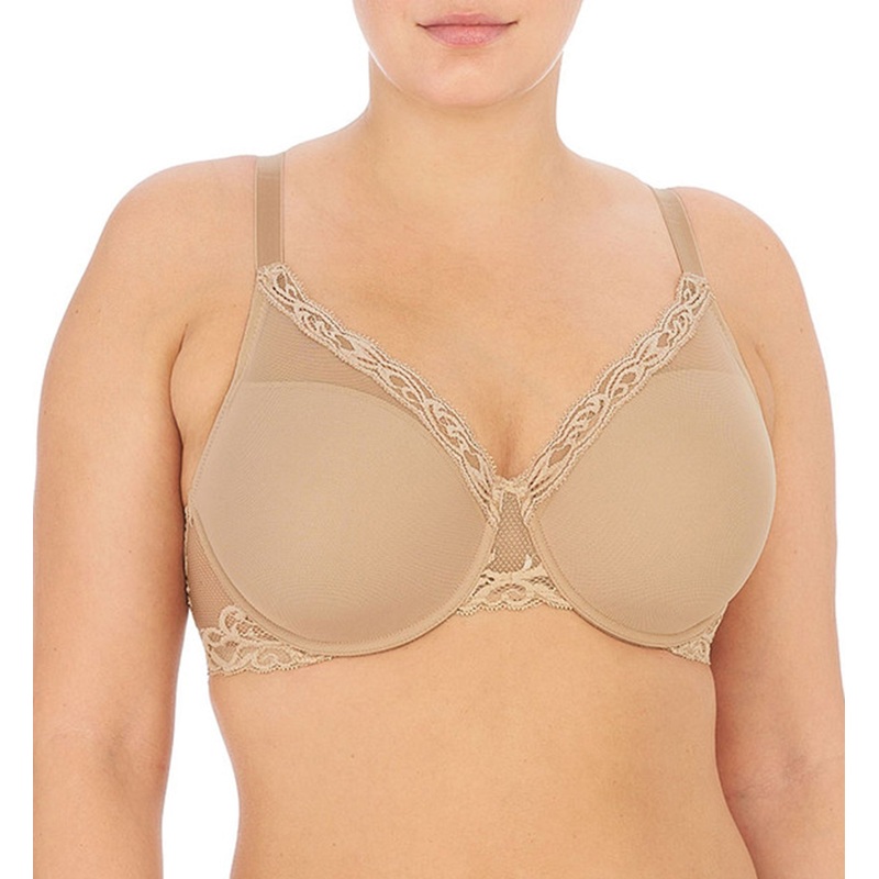 Natori Feathers Full Figure Contour Plunge Underwire Bra (741299) – Cafe