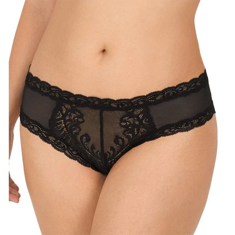 Natori Feathers Hipster Panty (753023) – Black