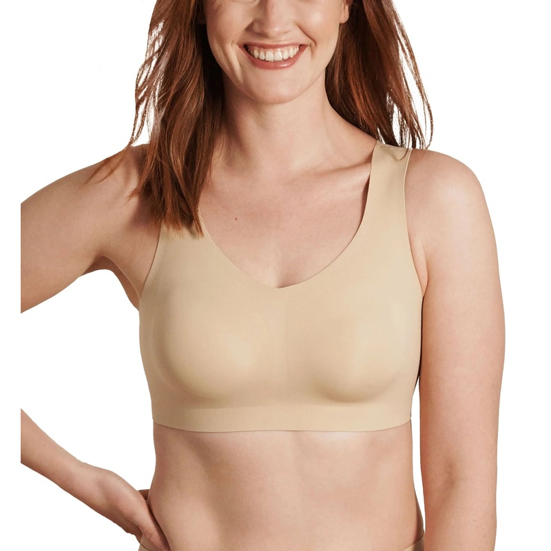Evelyn & Bobbie DEFY V-Neck Bralette w/ Removable Pads (1728) – Sand
