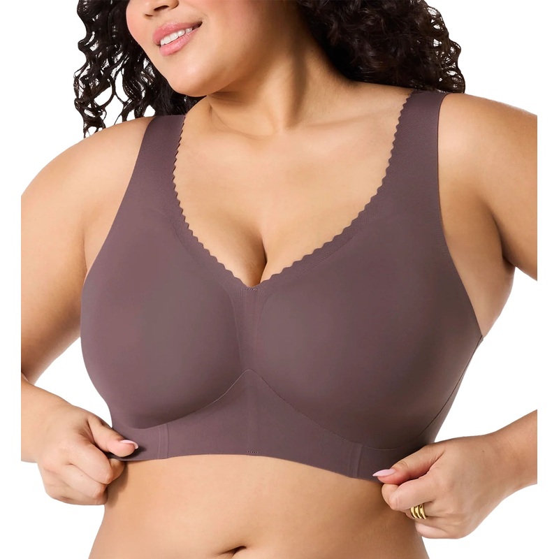Evelyn & Bobbie EVELYN Deep V-Neck Bralette (1834) – Thistle