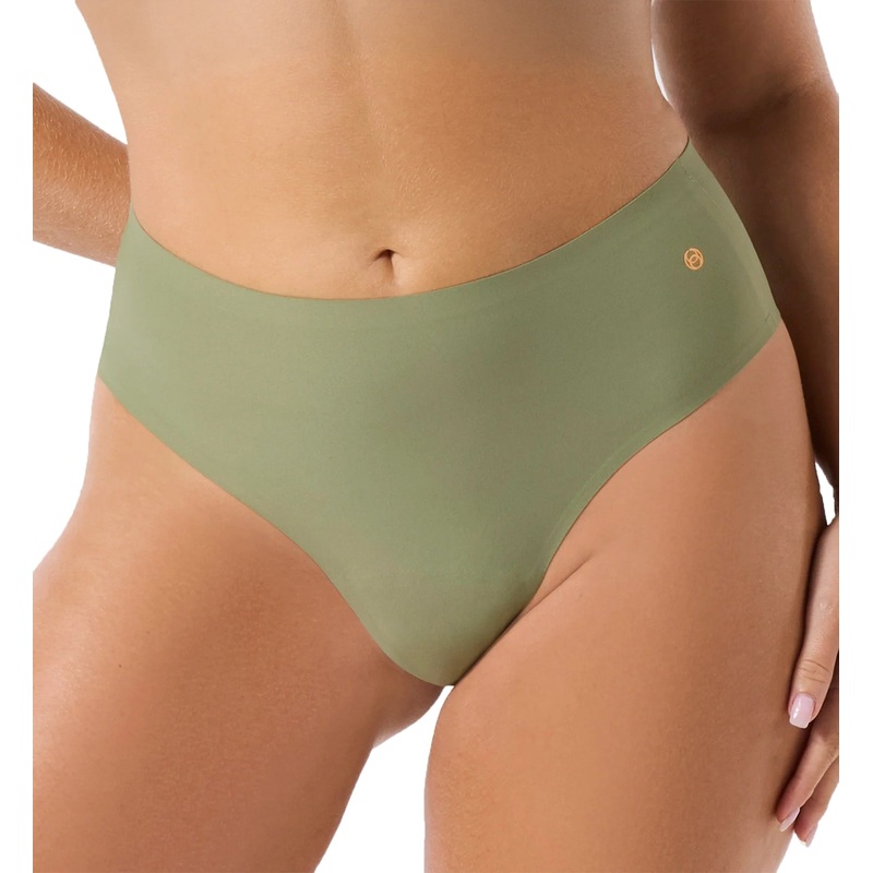 Evelyn & Bobbie High-Waisted Thong (1703) – Matcha